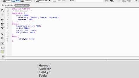 CSS: Turning Unordered Lists into Navigation