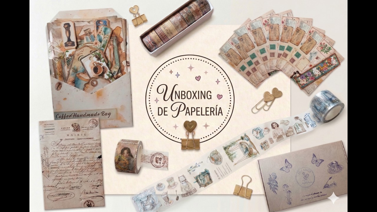 Unboxing de papelería 📦❤✔