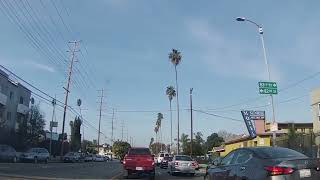 One of Los Angeles's Major Routes - Figueroa Street Full Drive