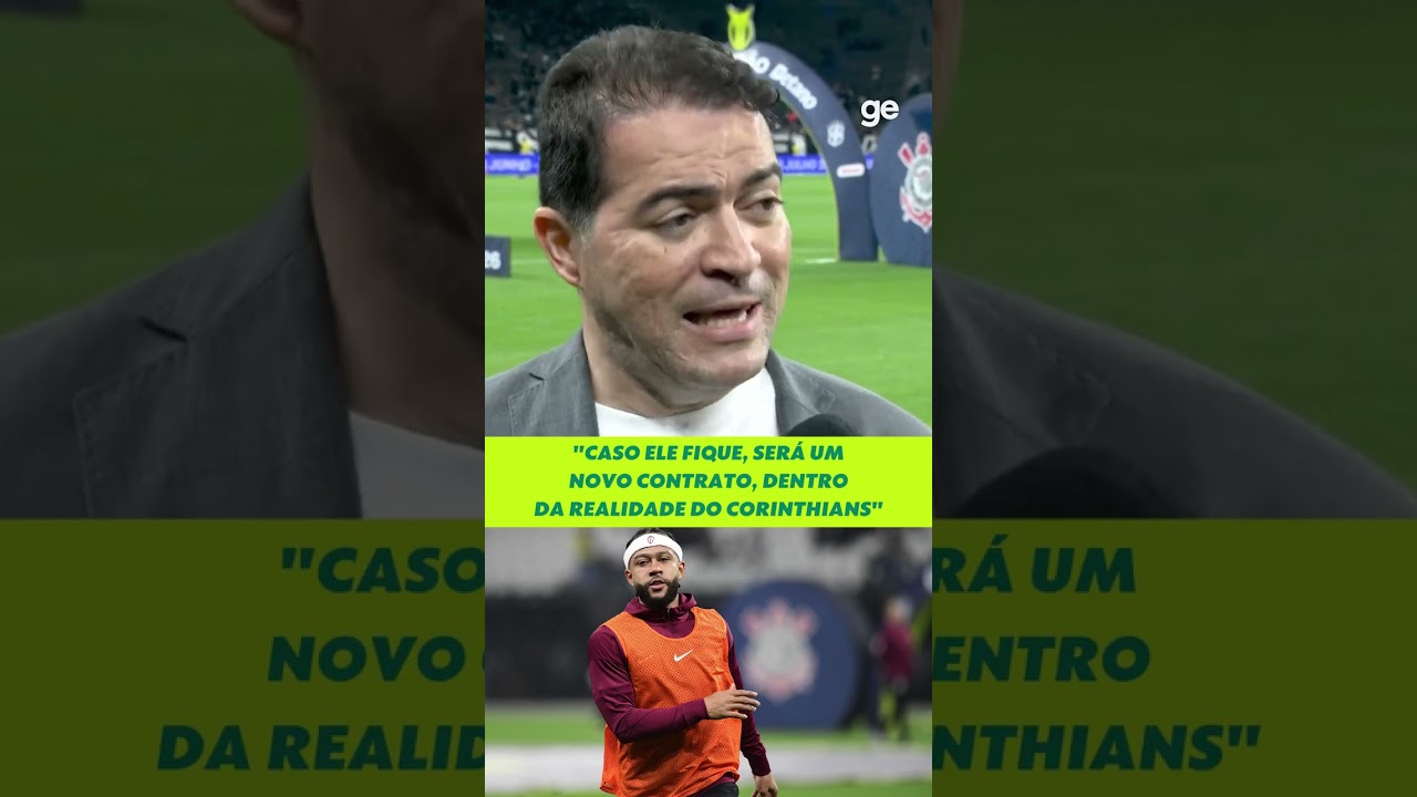 MARCELO PAZ ATUALIZA SITUAÇÃO DE DEPAY | Corinthians x Remo | Brasileirão | #shorts | ge.globo