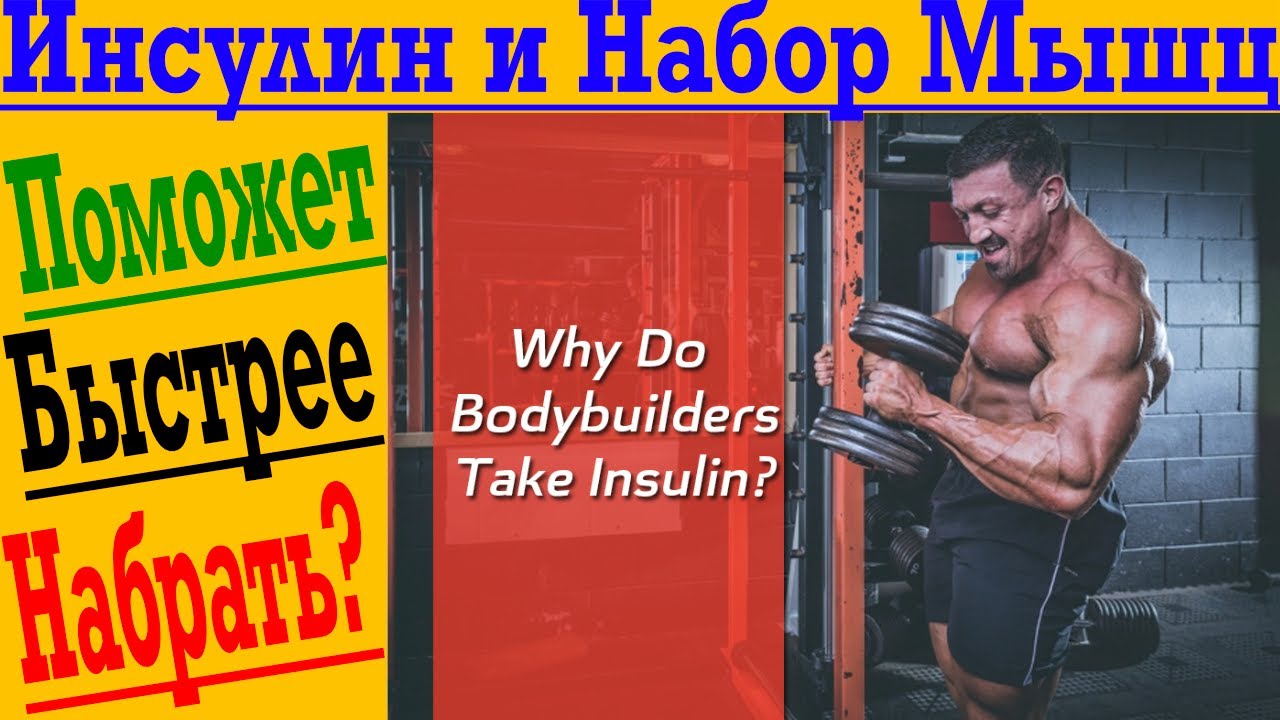Инсулин и набор мышечной массы! Поможет ли инсулин быстрее набрать форму?!