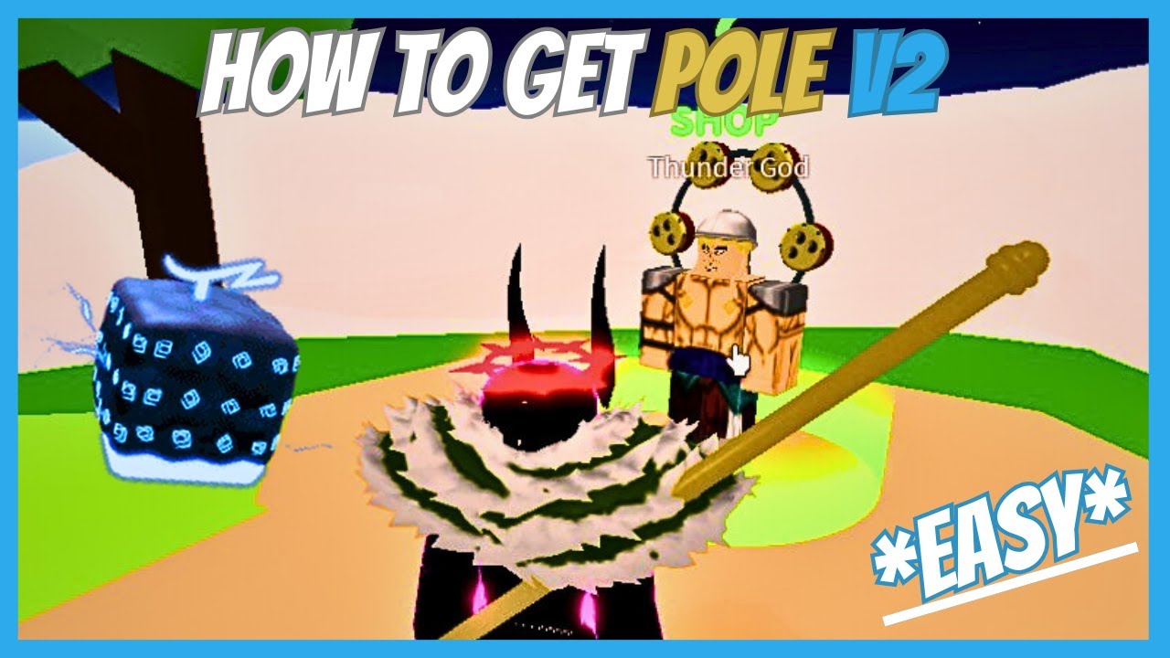 I Unlocked the LEGENDARY Rumble Pole V2 Sword… (Roblox Blox Fruits