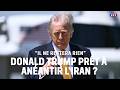 Trump avertit que l'Iran ne restera rien sans accord 🇺🇸