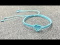 Heart bracelet making tutorial for beginners  step by step  cute friendship bracelet diy