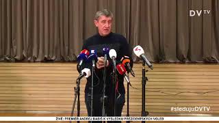 Andrej BABIŠ gratuluje ZEMANOVI