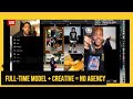 This is what it's like to be booked and busy as a full-time model + creative that works with brands