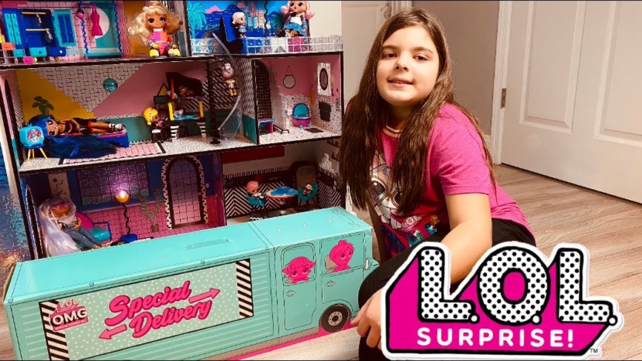 LOL DOLL HOUSE UNBOXED! OMG IT'S HUGE!!!! LOLDOLLHOUSE 