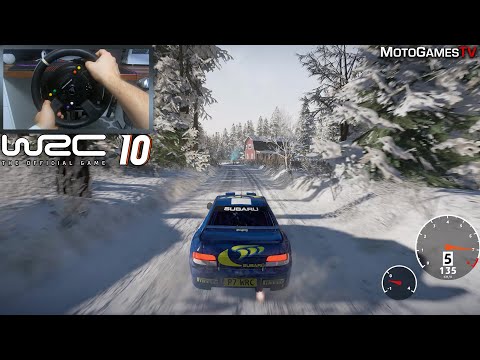 WRC 10 - Subaru Impreza WRC 1997 at Rally Sweden 2004 | Thrustmaster TS-XW Gameplay