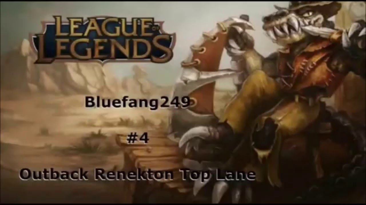 League Of Legends - Outback Renekton Top Lane - S6 gameplay