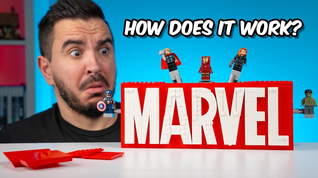 Is this a LEGO set?!🤔 || LEGO 76313 MARVEL logo - YouTube