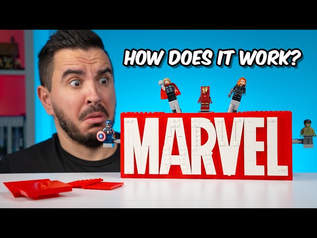 Is this a LEGO set?!🤔 || LEGO 76313 MARVEL logo - YouTube