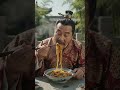 Emperor Qianlongs diverse meals that consisted of Pekin duck, mein and citrus fruits #history #asmr