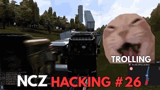 ETS2 MULTIPLAYER NCZ HACK TROLLING #26 | RAINING TRUCKS ☂️