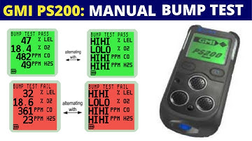 How to Perform Bump Test for GMI PS200 Series Portable Gas Detector