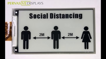 Fast / Partial update of EPD for COVID-19