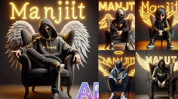 How To Create 🔥3D Ai Bings Name Image | Trending Wings Video Editing😱 | Bing Image Creator Bings