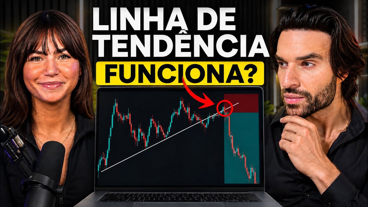 Reagindo a Trader que Fez $4.5 Milhões Usando Linha De Tendência!! (Testei a Estratégia)