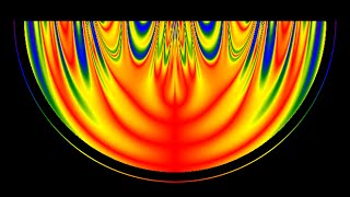 Fractal emerging from chaos in a circle