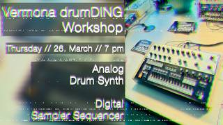 Vermona drumDING - analog synth and sampler - Workshop at SchneidersLaden