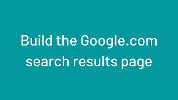 Build the Google.com search results page | HTML5 CSS3 [2020]