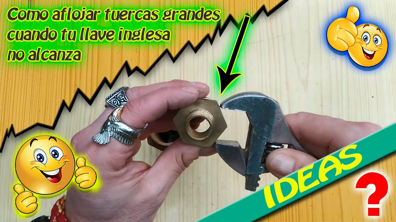 Como aflojar tuercas grandes cuando tu llave inglesa no alcanza YouTube Como aflojar tuercas grandes cuando tu llave inglesa no alcanza YouTube
