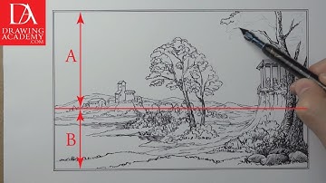 How to Draw a Scenery presented by Drawing Academy .com 26-6