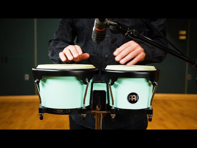 Journey Series ABS Bongos - Sea Foam - HB50SF - YouTube