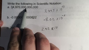 Advanced Math Lesson P.2 Exponents and Scientific Notation Part 2