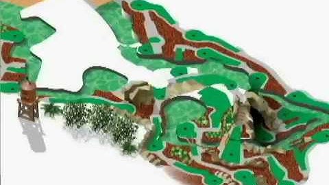 Farm / Theme Park Map - Illustrator Time-Lapse Artwork Creation Video