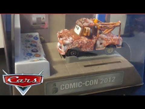 Mattel Disney Cars Diecast Comic Con Exclusive 2012 Bathroom Mater
