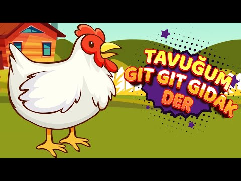 Tavuğum Gıt Gıt Gıdak Der | Eğitici Ve Eğlenceli Bebek ve Çocuk Şarkısı | Çizgi Film | Tatlış Tavşan