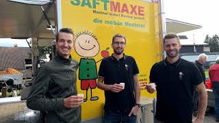 Besuch beim Apfelsaftpressen bei Saftmaxe