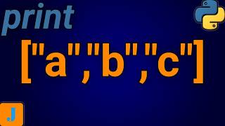 How To Print A List Of Strings In Python
