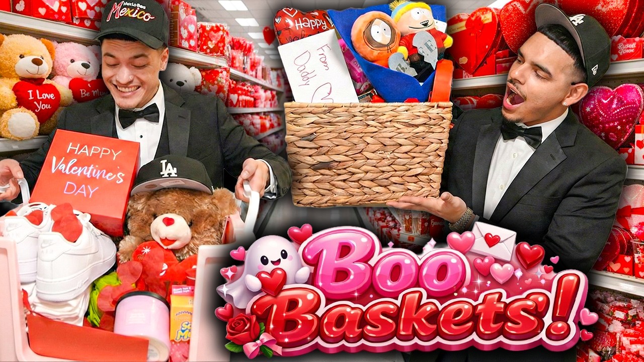 WE MADE VALENTINES DAY BASKETS! $500 BUDGET!