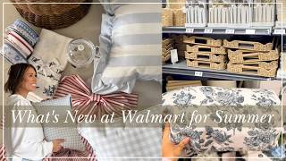 WALMART SUMMER SHOP WITH ME AND HAUL | Outdoor Hosting, Wicker, and Patriotic Decor