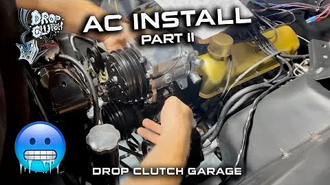 Adding AC to Classic Car Part II - Old Air Products - Mustang