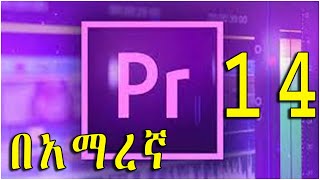 #Adobe Premiere Pro CC  Video Editing Tutorial In Amharic For Biggener's ( በአማርኛ )  P.14