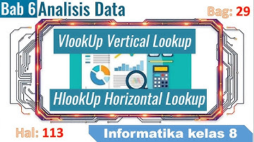 Vlookup & Hlookup informatika Kl 8 bab 6 Analisis Data kurikulum Merdeka bag 29 hal113 123