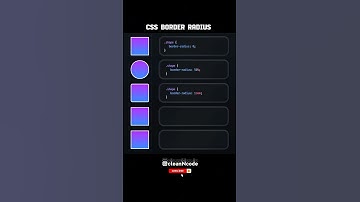 Border Radius in CSS🎯#css #css3 #education #border #boxmodel #frontend #coding #shorts  #cssflexbox