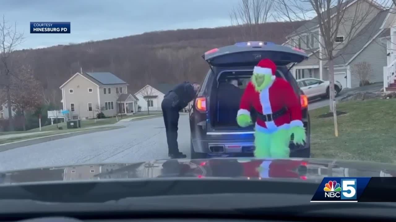 Hinesburg Police Department searches for The Grinch YouTube