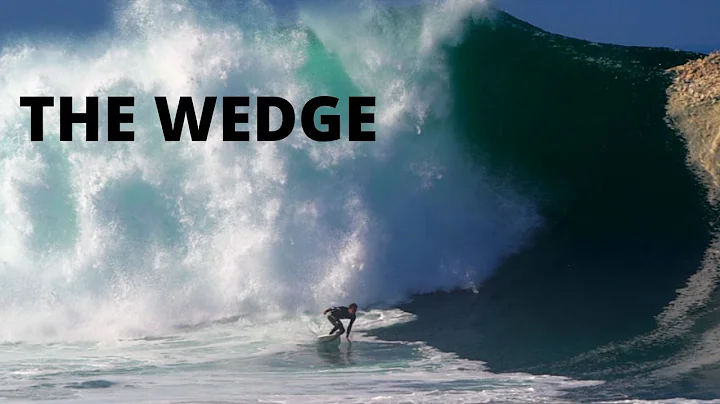 THE WEDGE - BIGGEST WAVES in YEARS | July 4th 2020 | Raw footage