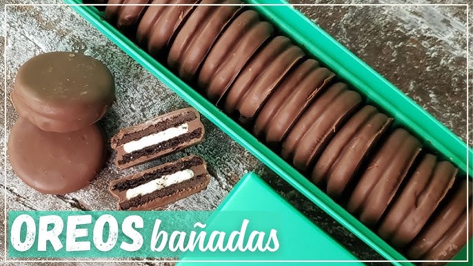 Oreo - Molde para galletas para chocolate, paquete de 5, 6 cilindros cada  uno, Oreos cubiertos de chocolate, dulces, galletas y chocolate, e incluso