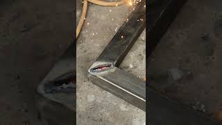Pro 💯✔️Metal frame Connections 👌 #welding #welder #fabrication #metal #tipsandtricks