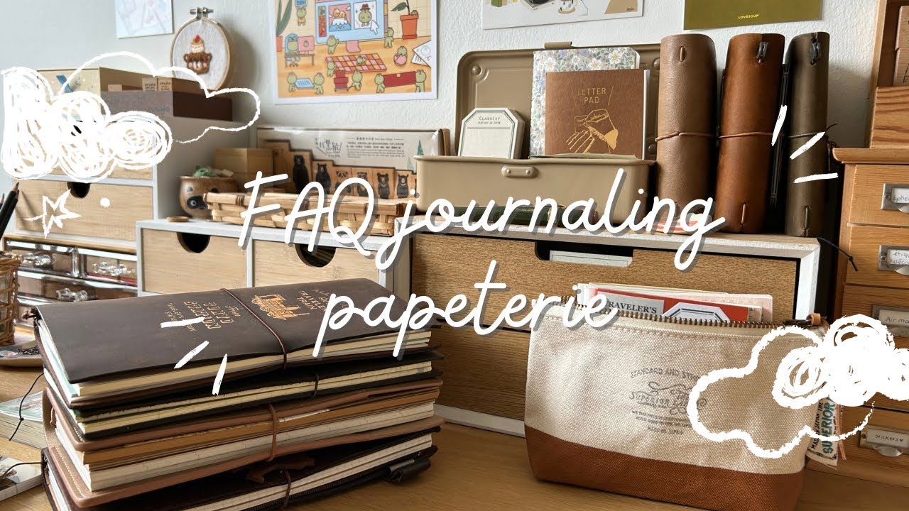 📚 F.A.Q journaling • papeterie • mes boutiques préférées • je réponds à vos questions 🐻