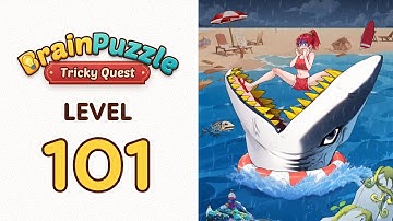 Brain Puzzle: Tricky Quest Level 101 Shark Escape