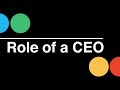 Startup CEO: Role of a CEO