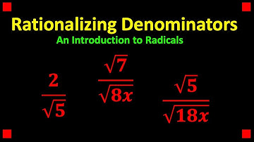Rationalizing a Denominator in Algebra 1