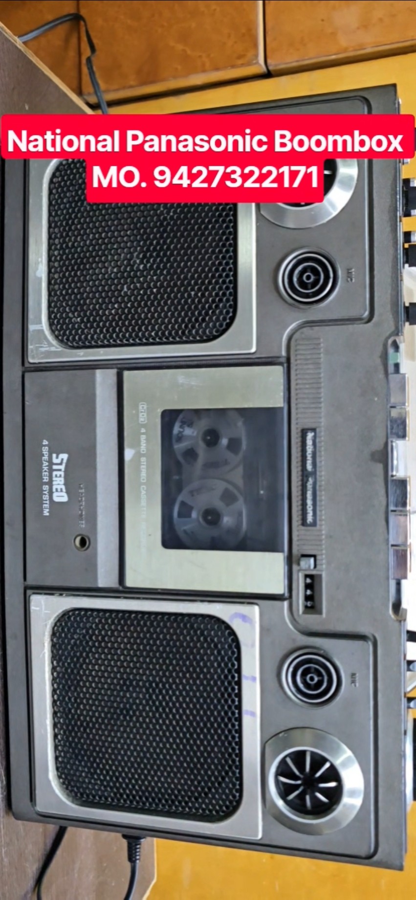National Panasonic RS-4300 OTS Radio Cassette - YouTube