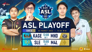 ASL Playoff 2024 Spring Day 2 | Garena AOV Indonesia