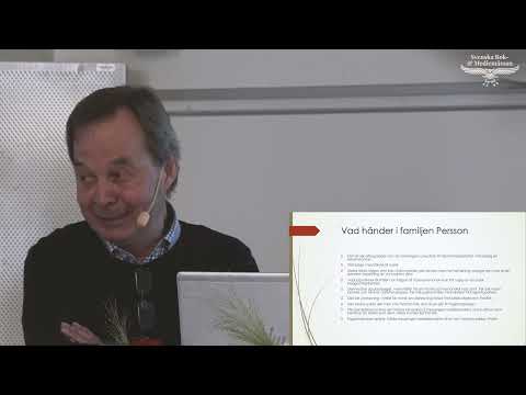 Karl Hedin föreläser om den svenska statens rättsövergrepp